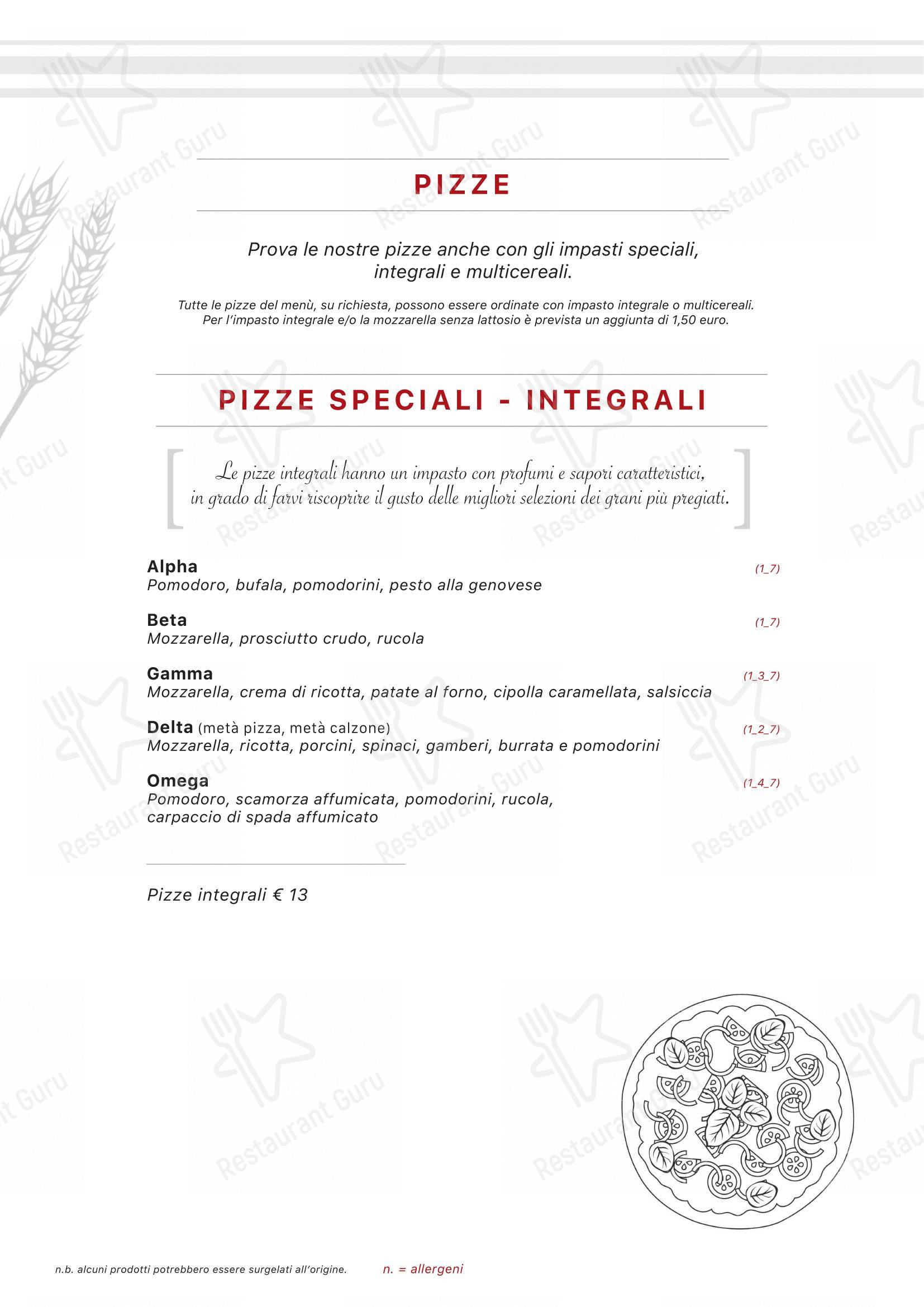Menu di Extè - Menu