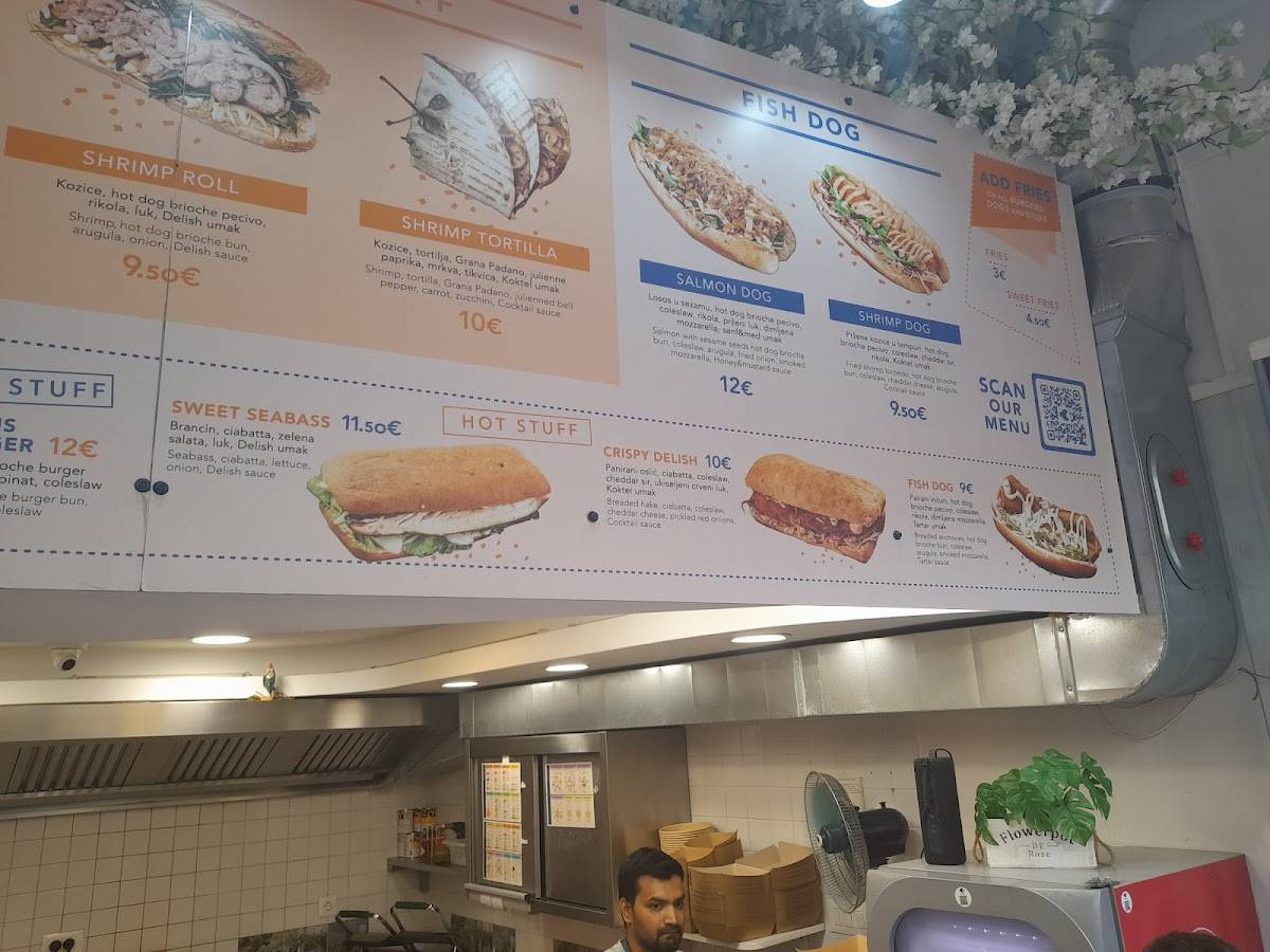 Menu di FISH DELISH SPLIT 