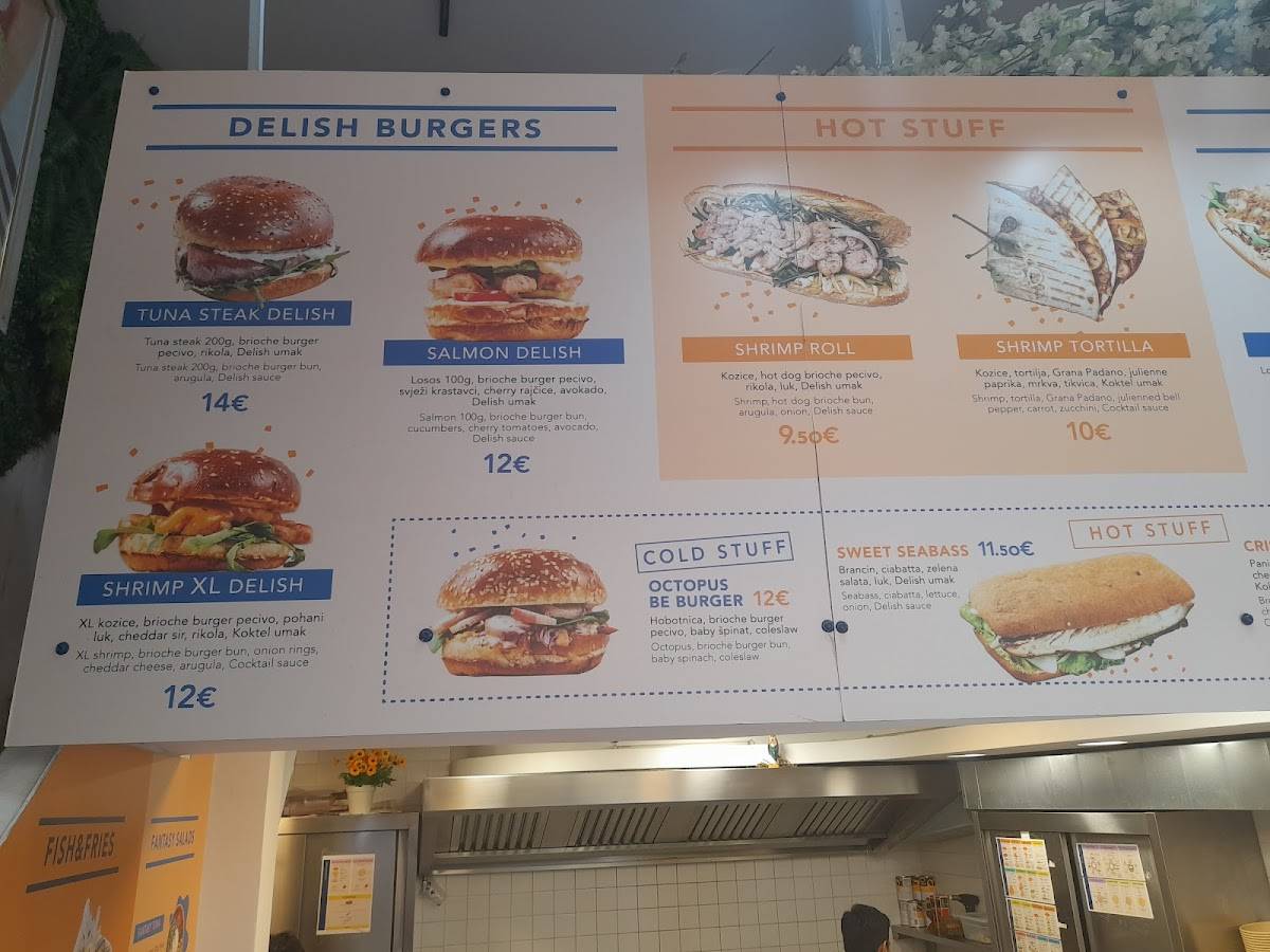 Menu di FISH DELISH SPLIT 