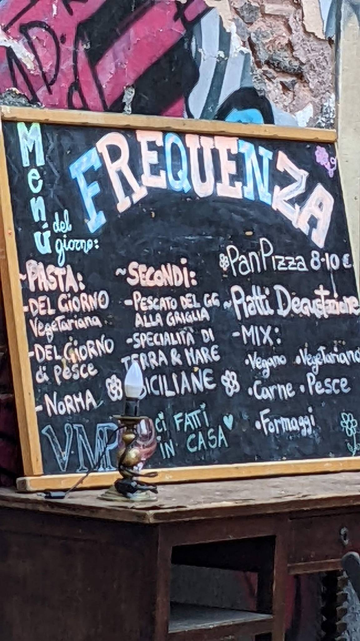 Menu di FREQUENZA 