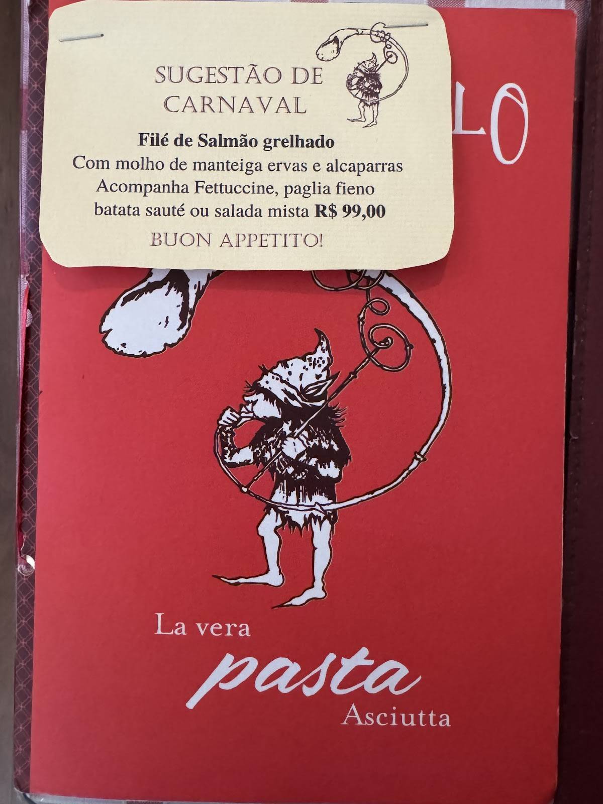 Farfarello Restaurante cardápio