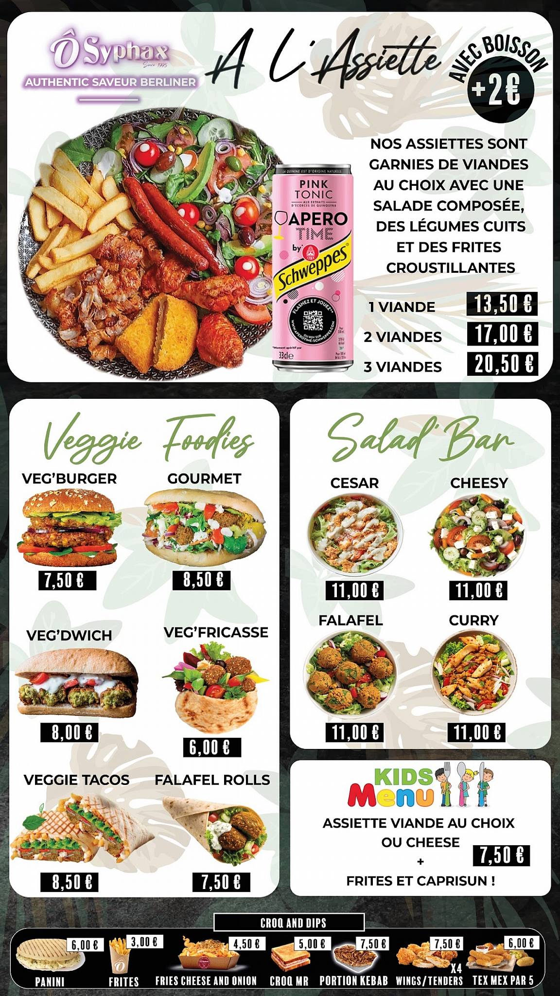 Menu de Ô Syphax