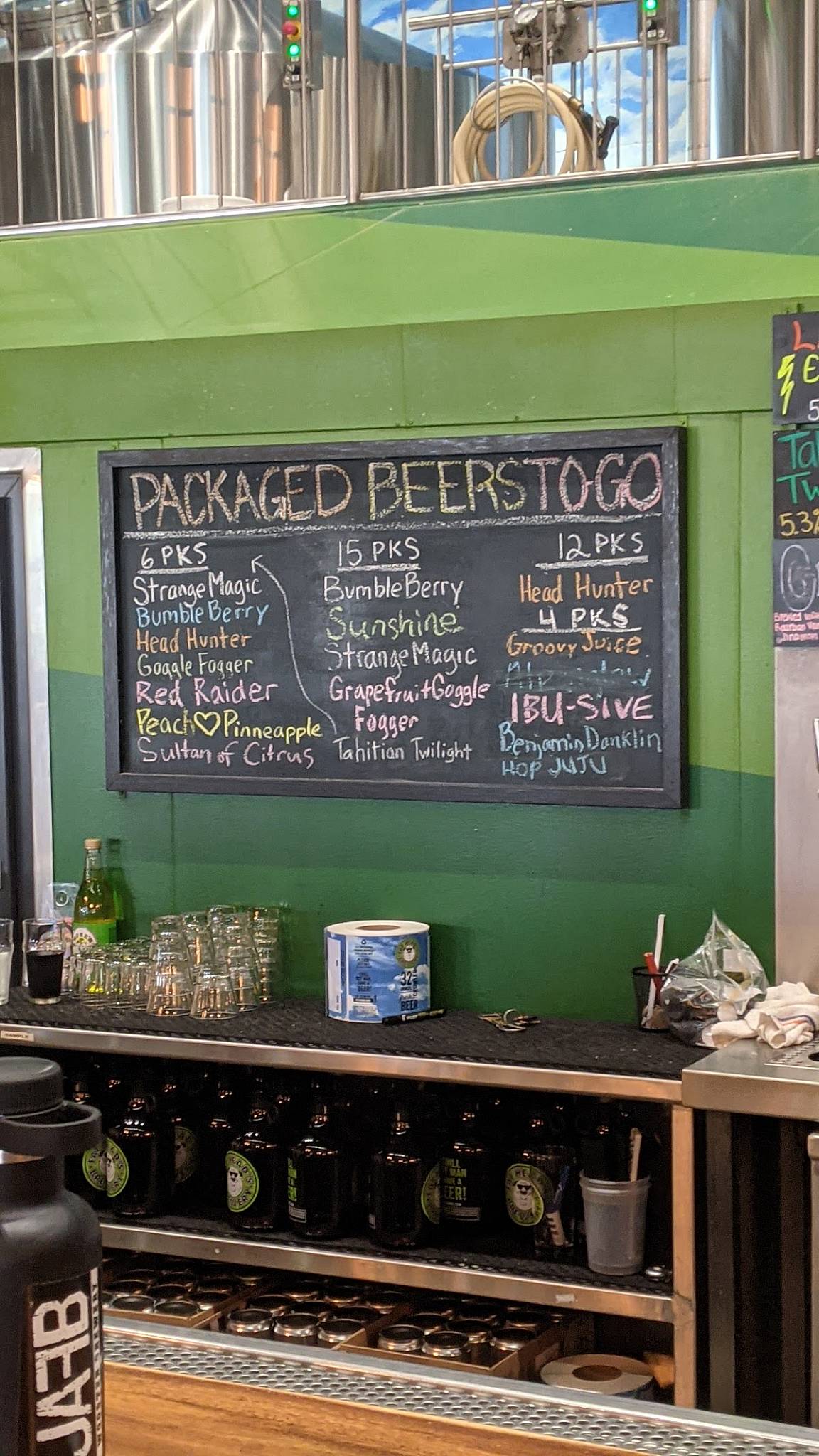 Menu at Fat Head's Brewery restaurant, Middleburg Heights