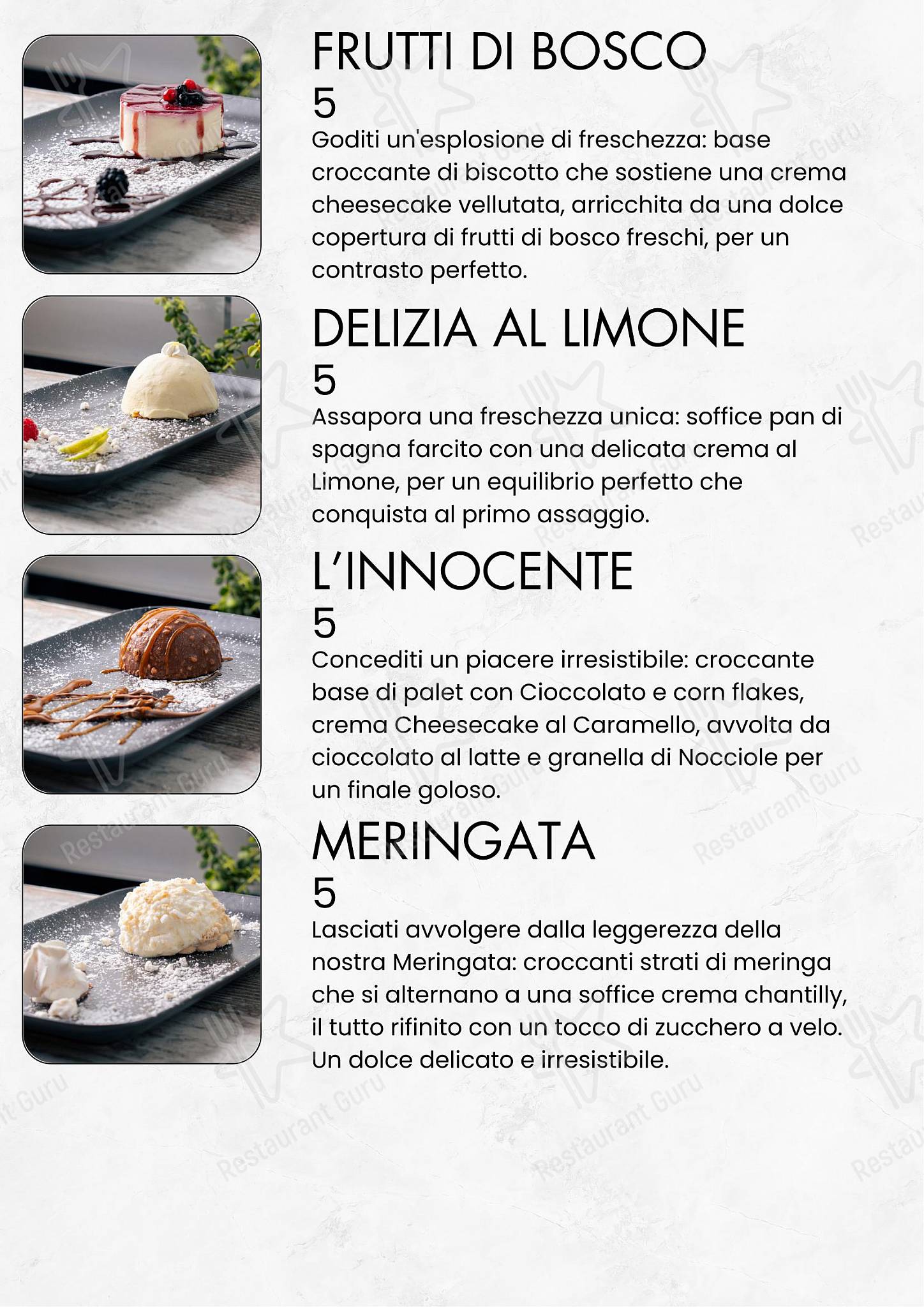 Menu di Fermento Gourmet 