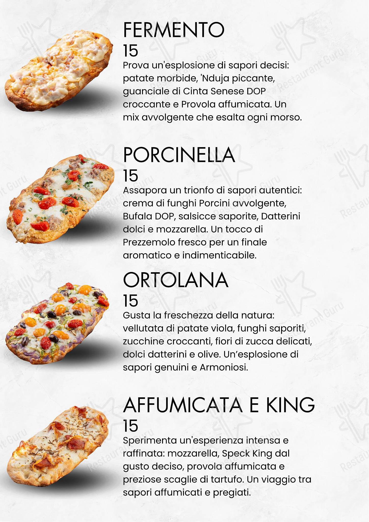 Menu di Fermento Gourmet 