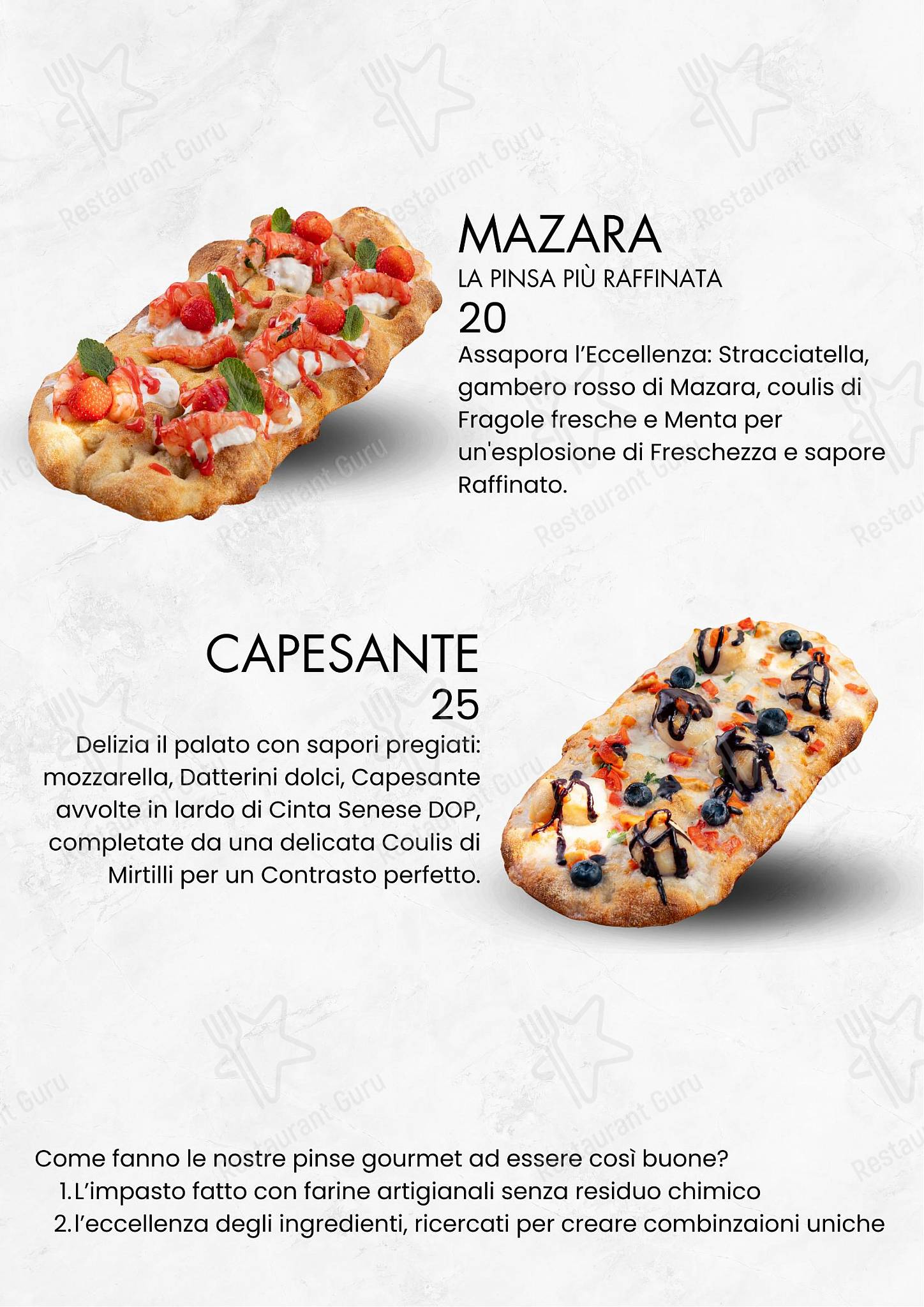 Menu di Fermento Gourmet 