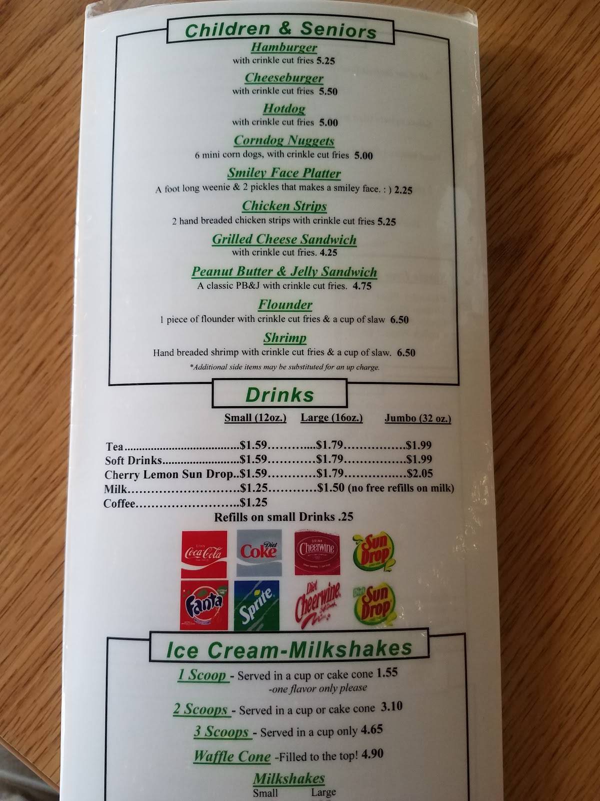 Menu at Field House BBQ, Kannapolis