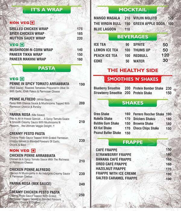 Fire-N-The Hole Wood Fired Pizzas menu