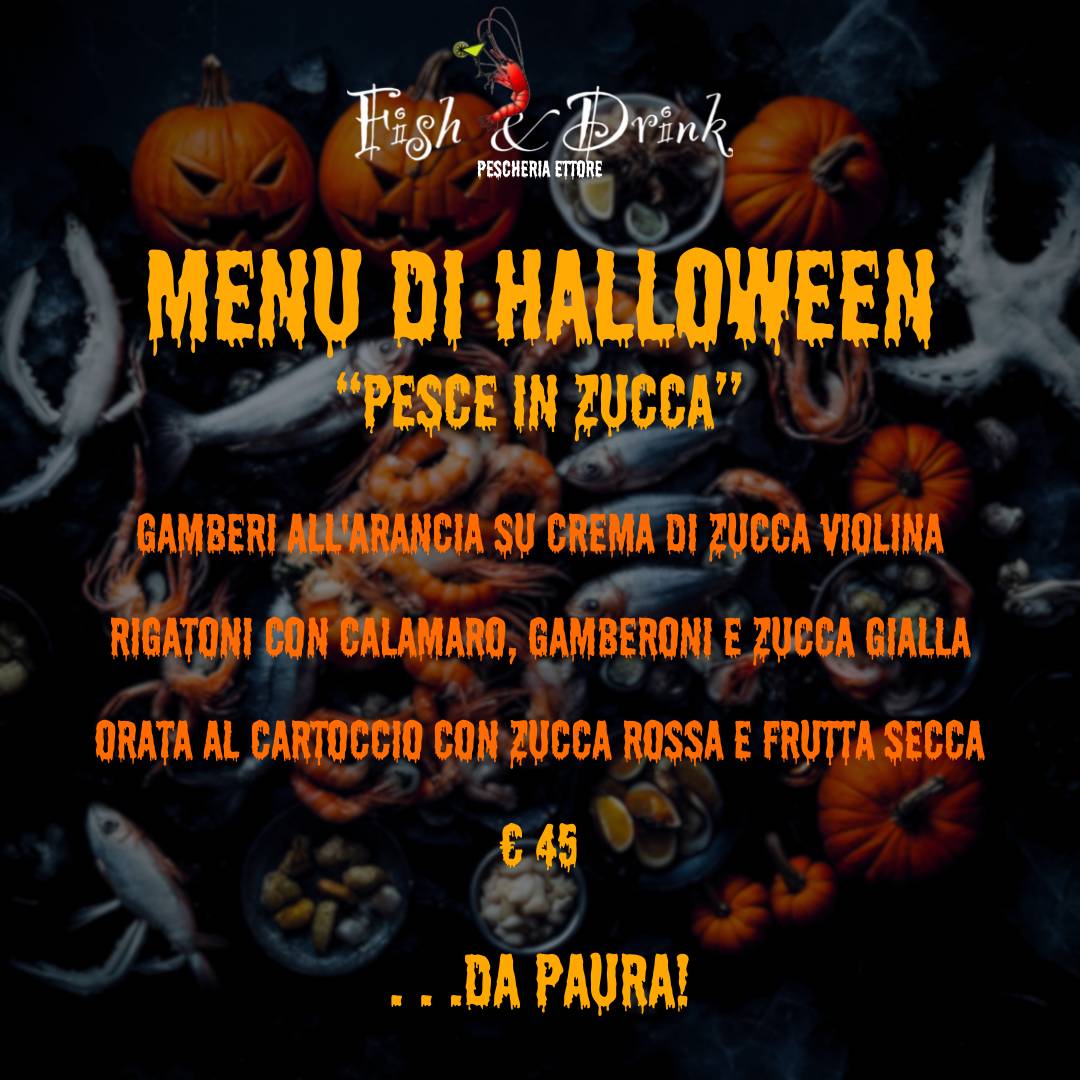Menu di Fish & Drink Pescheria Ettore 