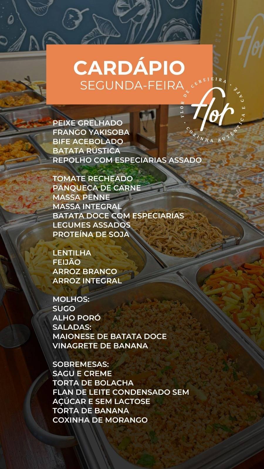 Flor de Cerejeira - Restaurante / Buffet / Saudável cardápio