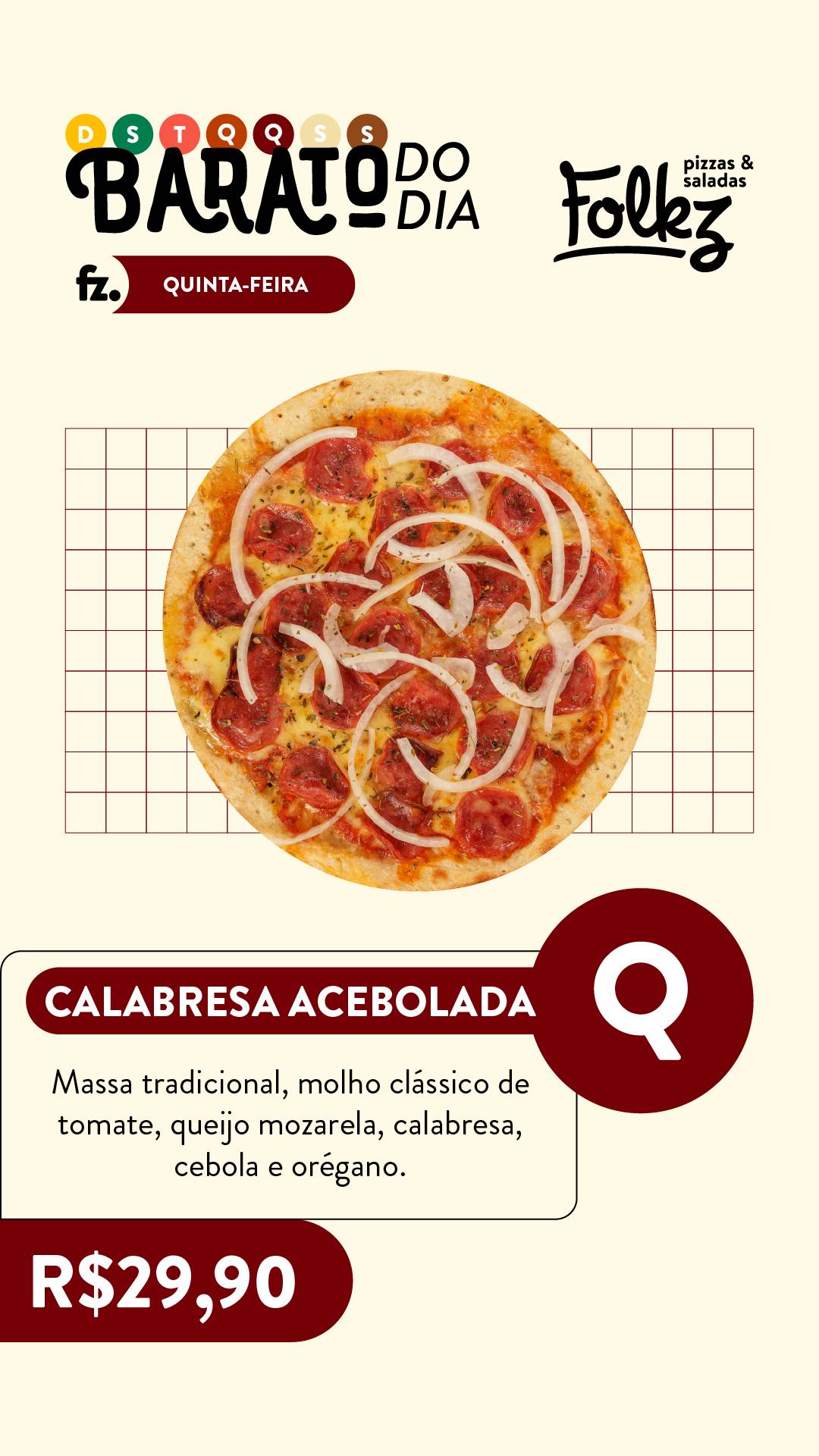Folkz Pizzas & Saladas cardápio