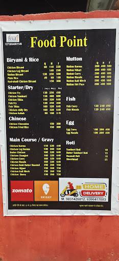 Food Point menu