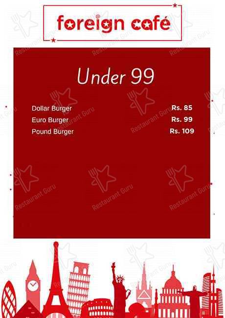 Foreign Café menu