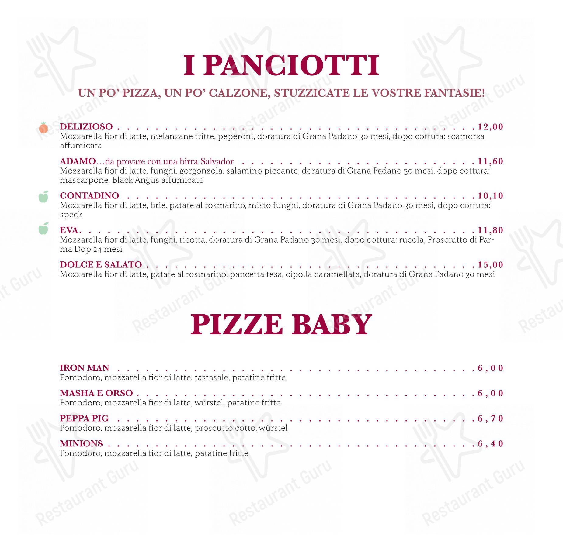 Forkette in Verona - Menu