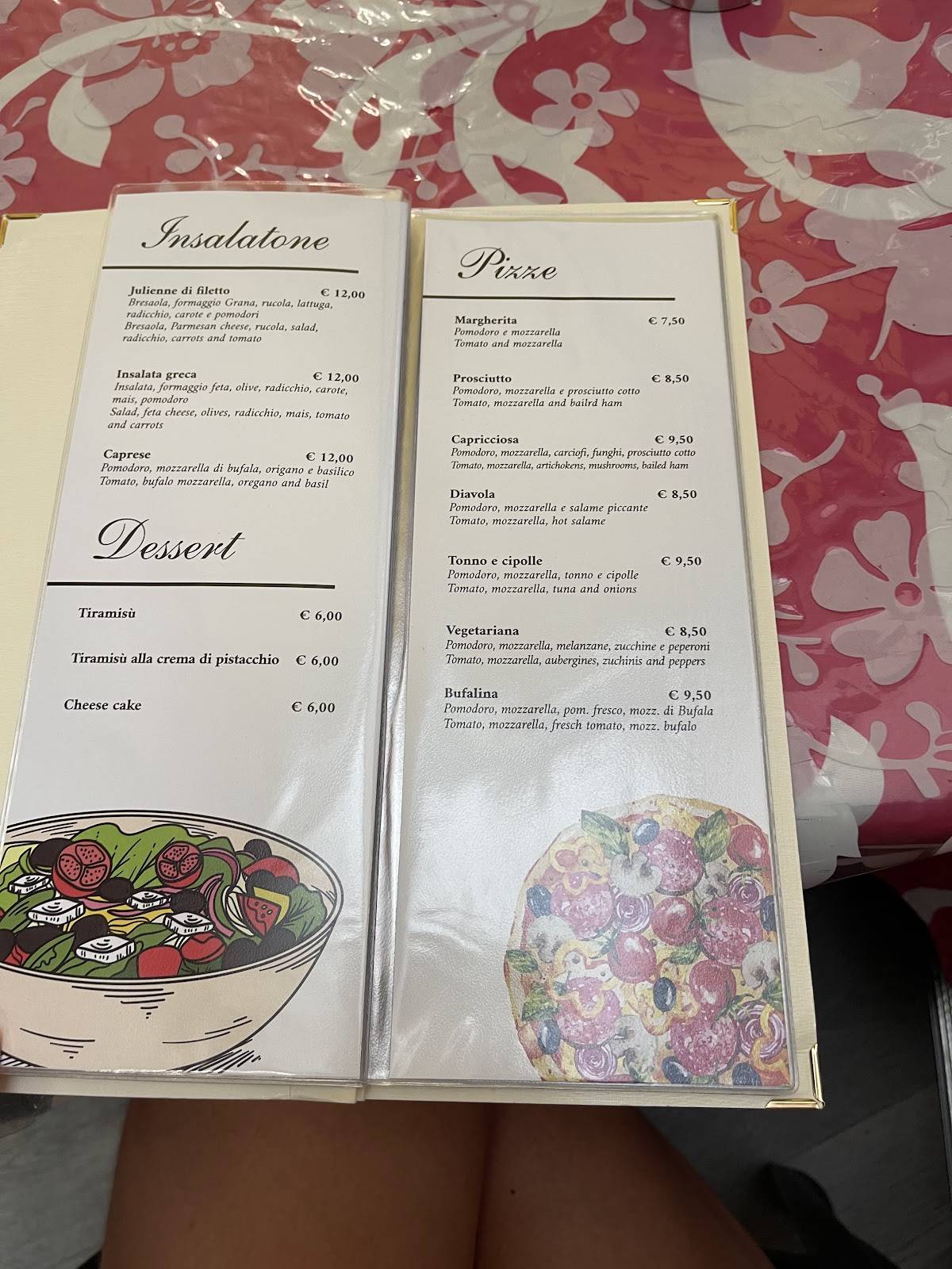 Menu di Forneria Gozzi 