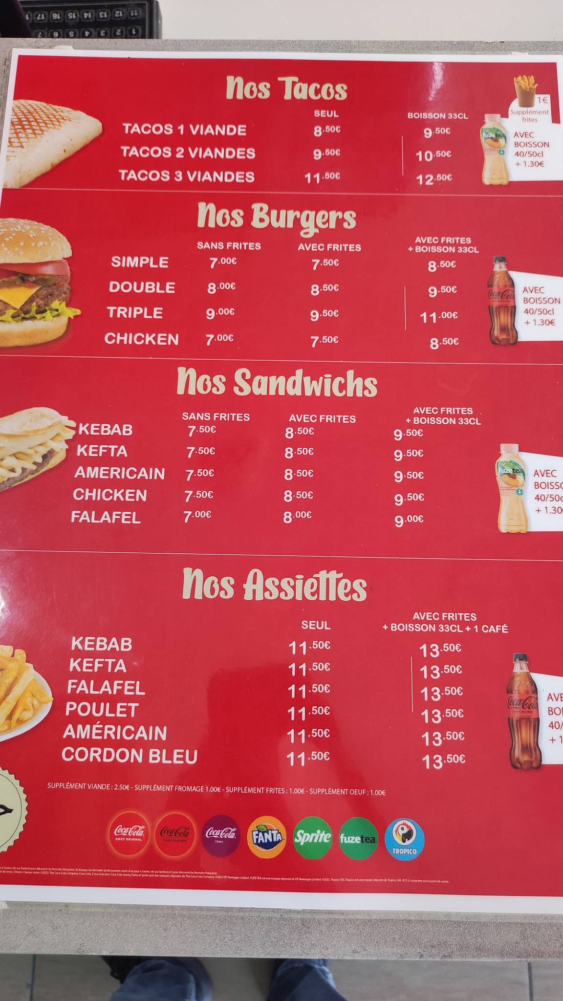 Menu de Forum Food