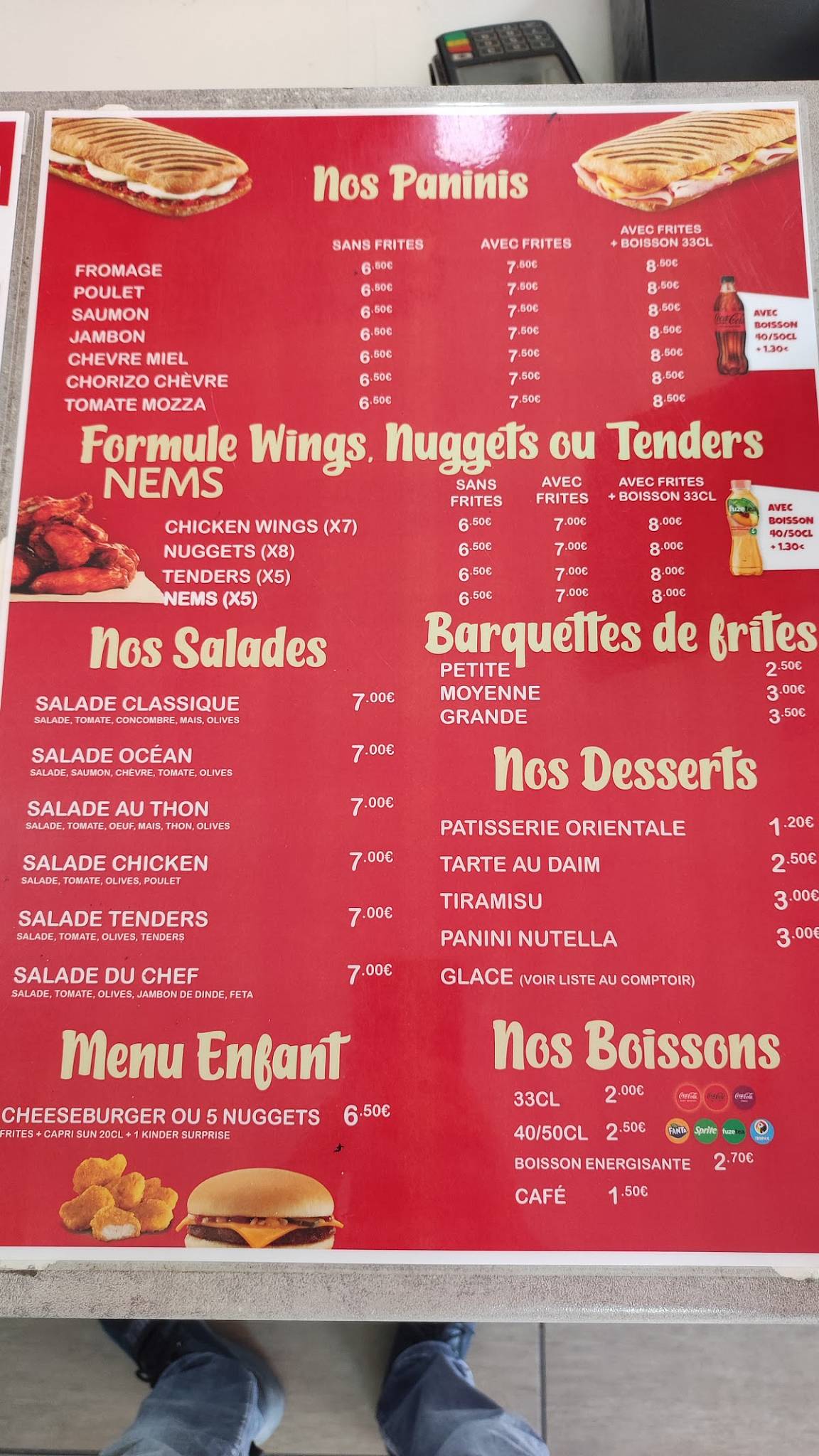 Menu de Forum Food