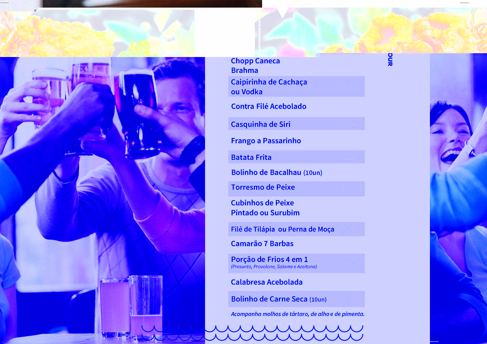 Fried Fish Vilarejo cardápio