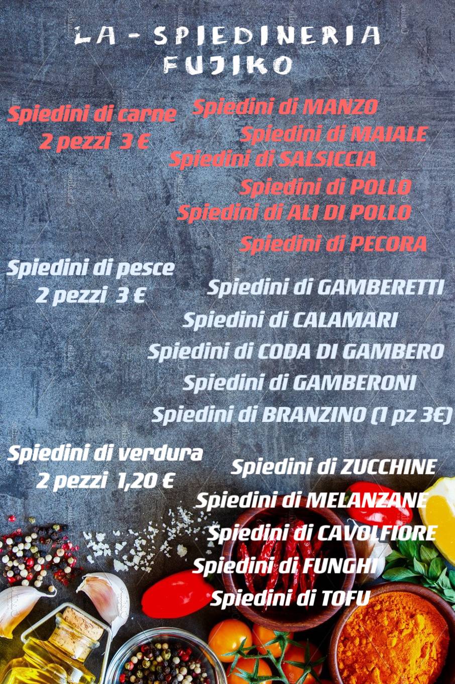 Menu di Fujiko - Ristorante Giapponese 