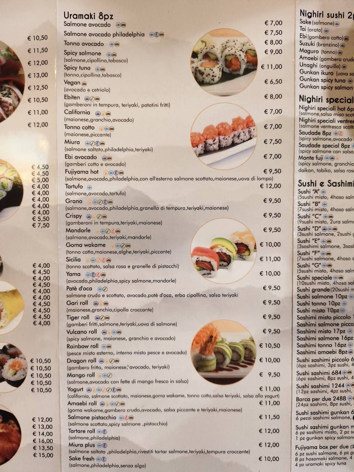 Menu di Fujiyama Hot 