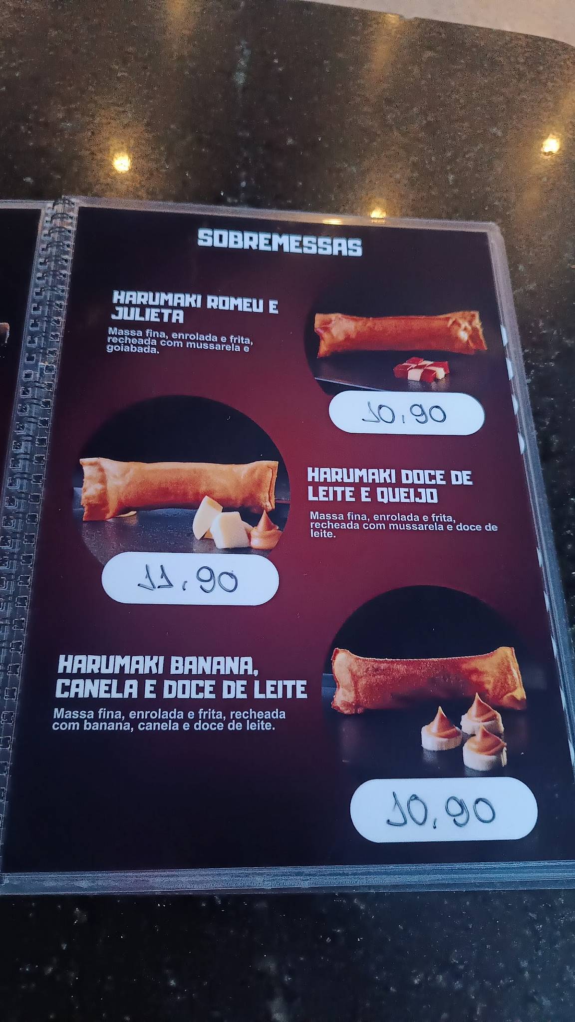 Futorrito Sushi cardápio