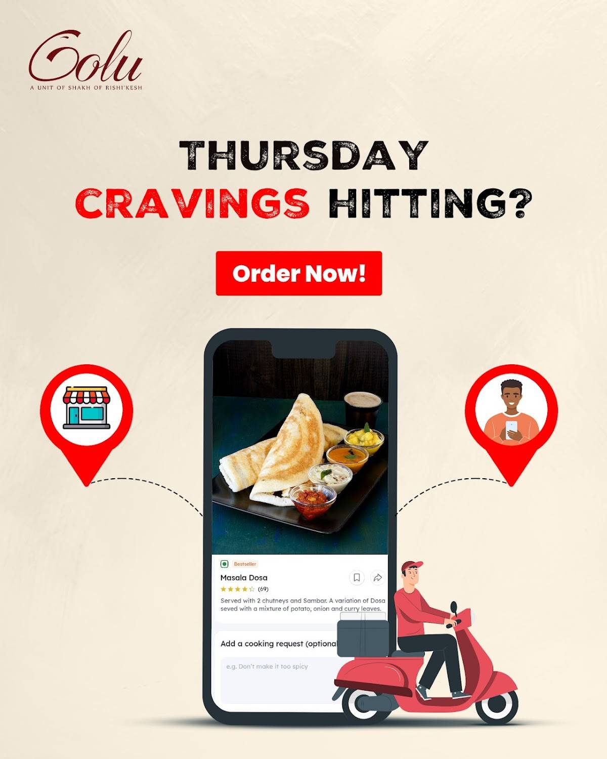 GOLU restaurant - South Indian Delicacy & Coffee Spot—a unit of SHAKH of Rishi'Kesh menu