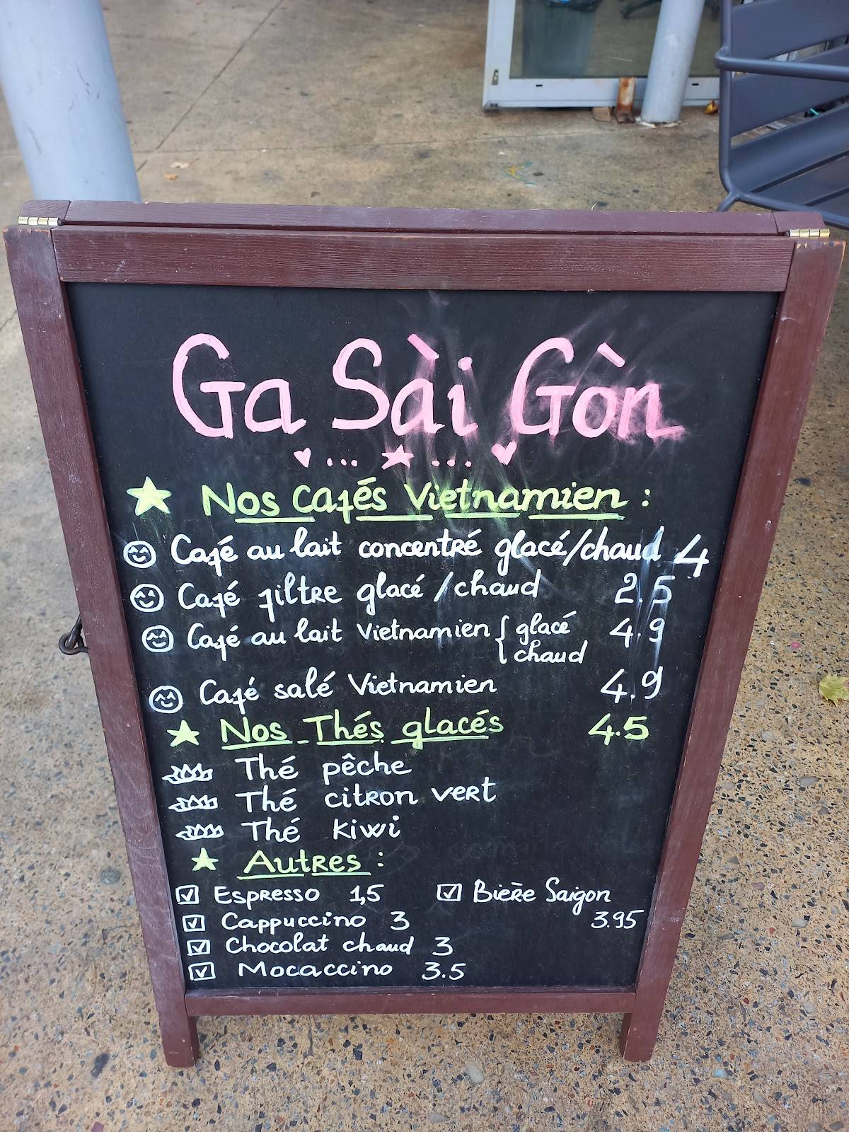 Menu de Ga Sai Gon