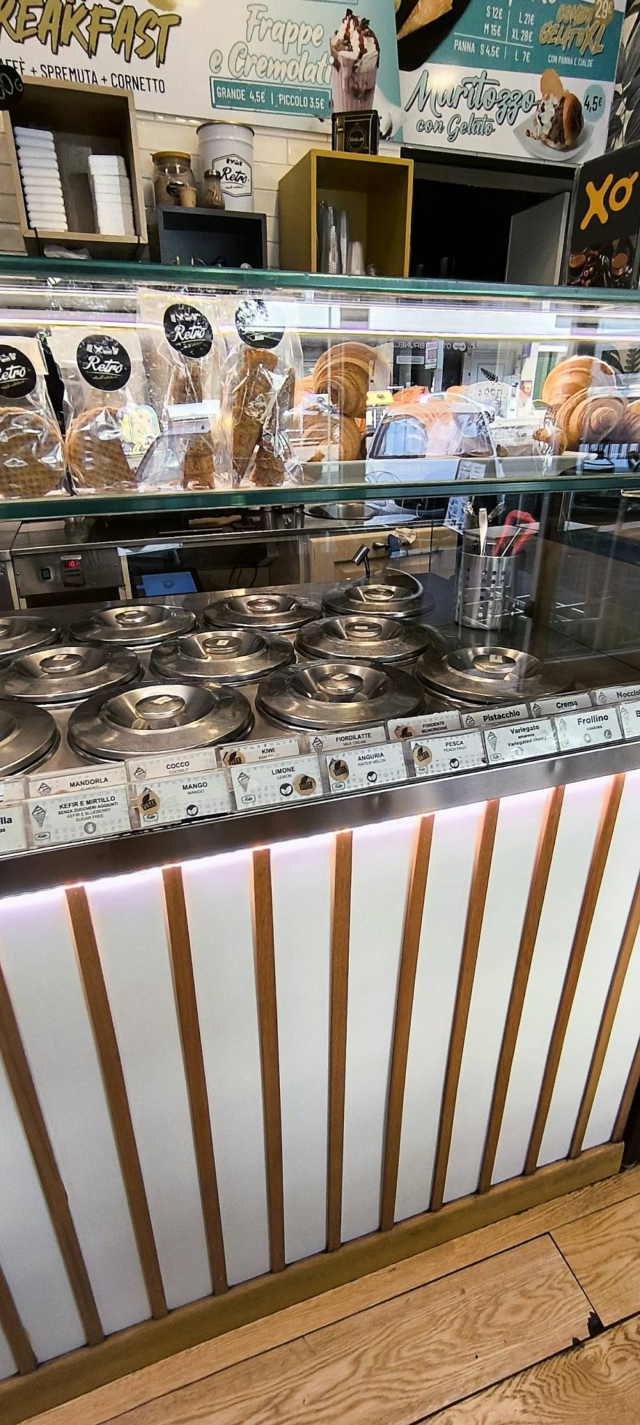 Menu di Gelateria Retro' 