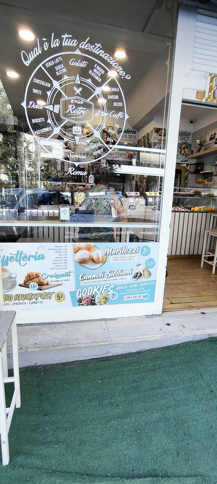 Menu di Gelateria Retro' 