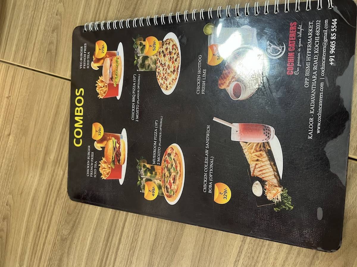 Gelato Cafe Kavoos Kitchen menu