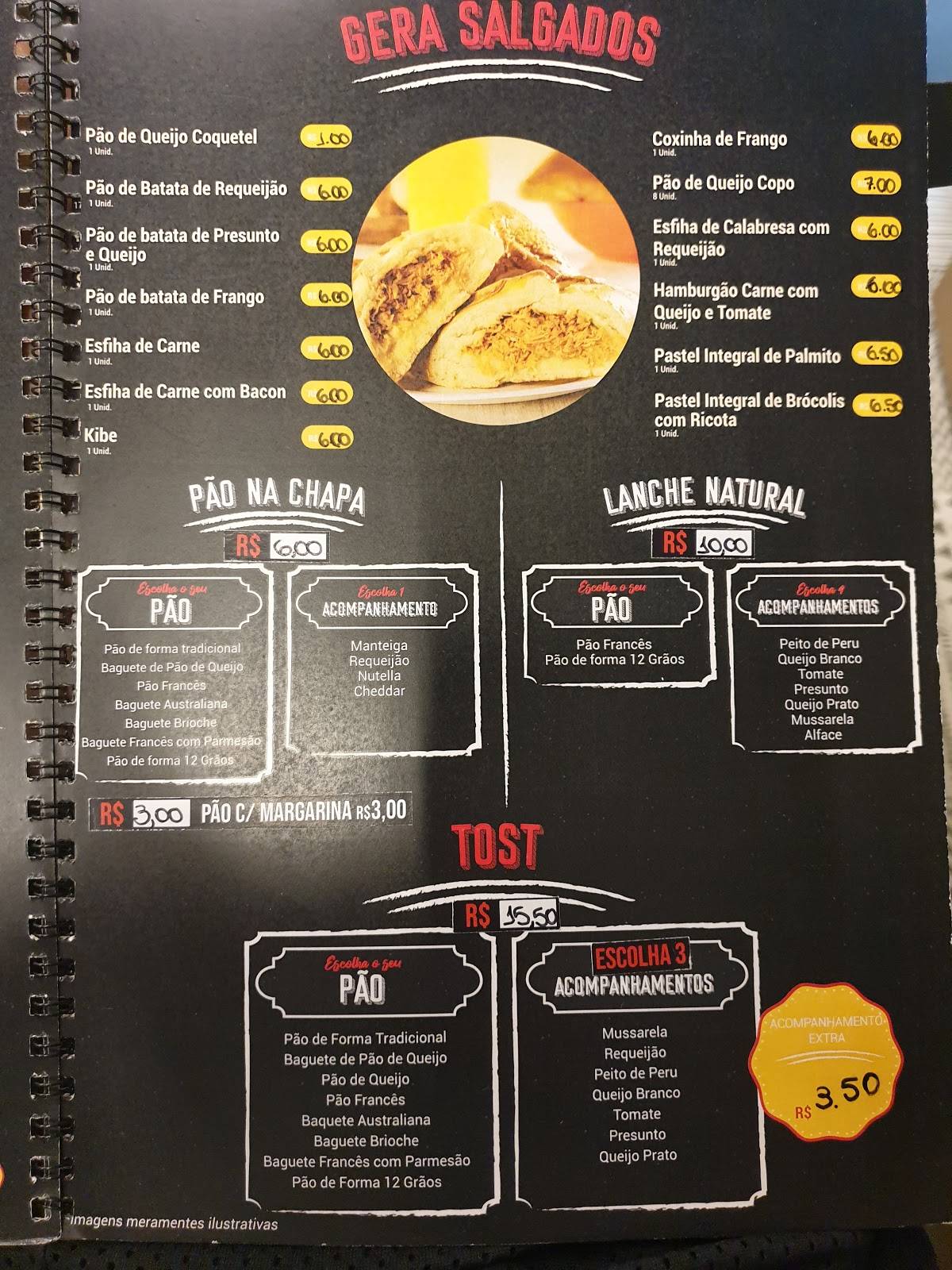 Restaurante Gera Grill Burguer cardápio