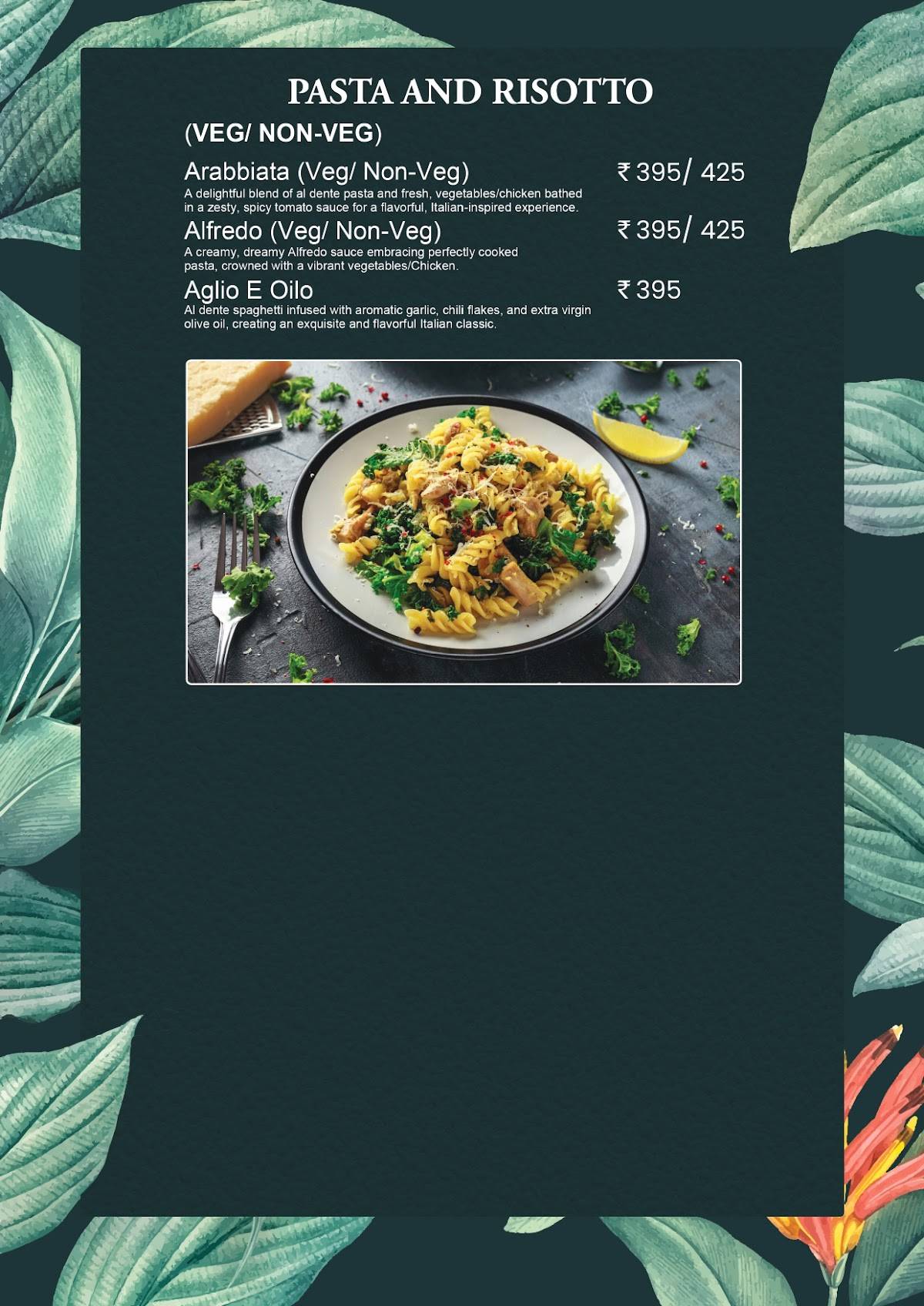 Paprika Park menu