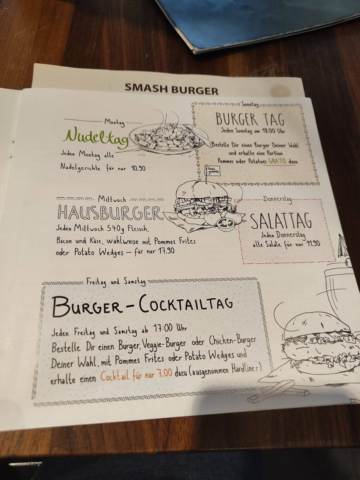Menu de Türmchen