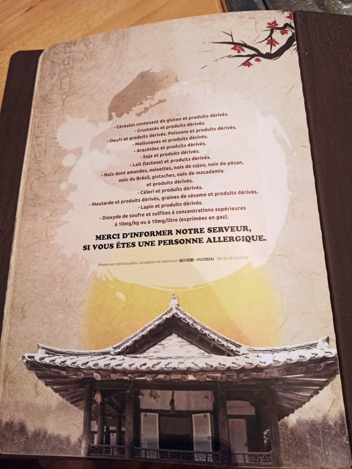 Menu de Gin'ro