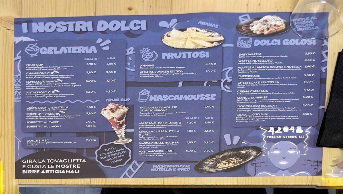 Menu di Giustospirito Ferrara 