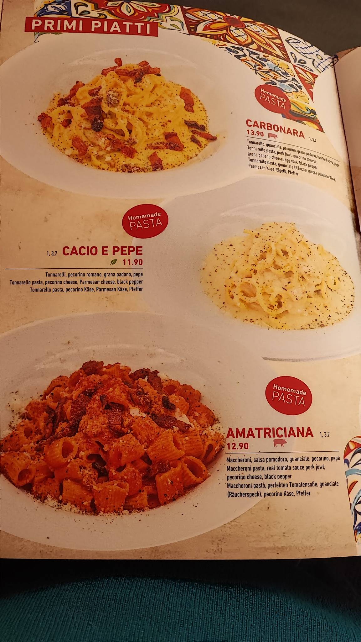 Menu di Go Pizza Ristorante Disciplini 31 
