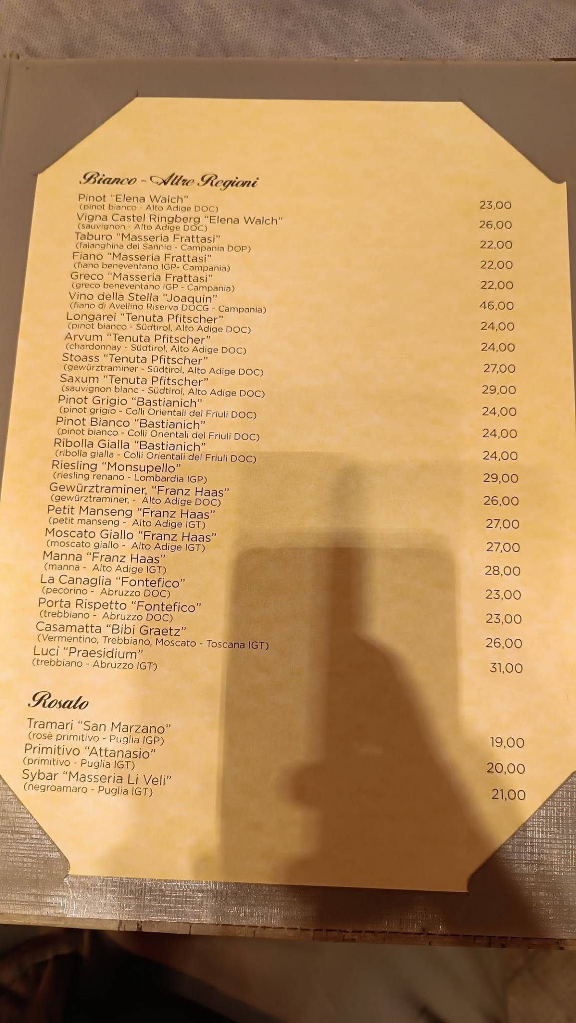 Menu di Gustus 