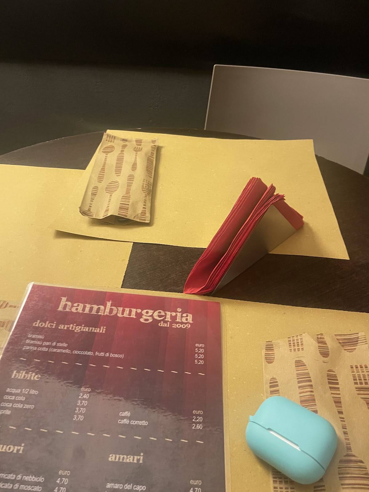 Menu di HAMBURGERIA TORINO 