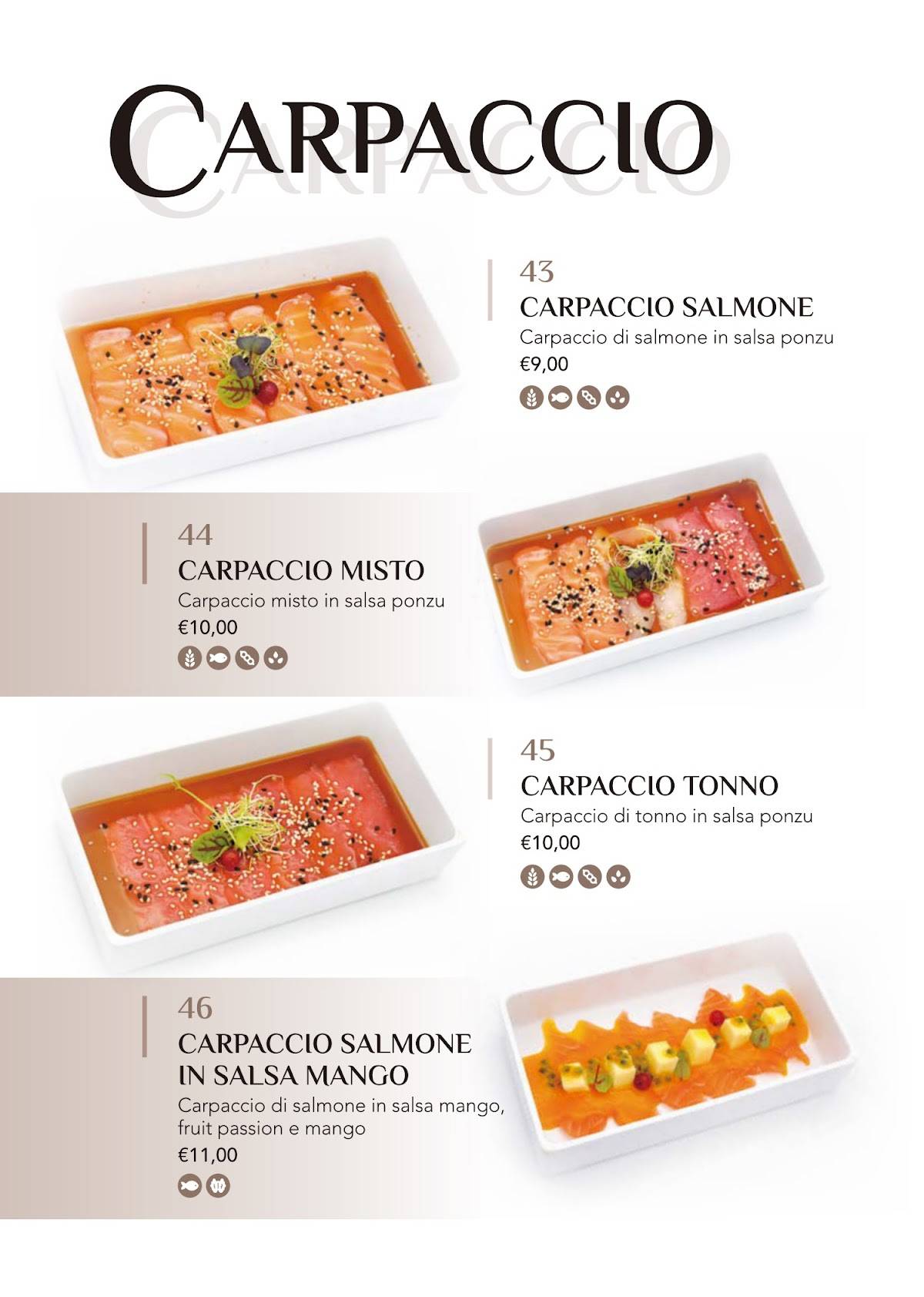 Menu di Haru Sushi 
