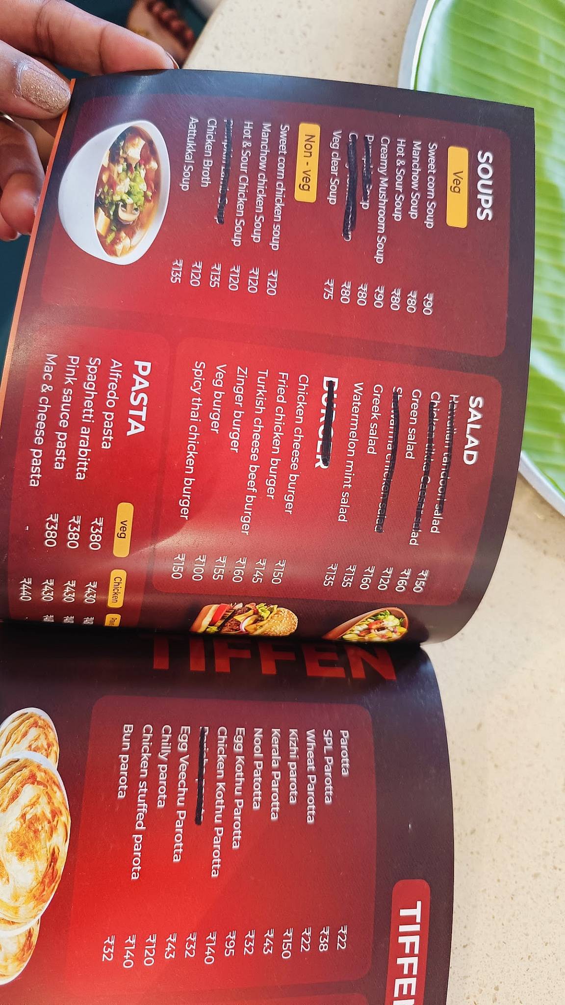 HMR Biriyani Hut menu