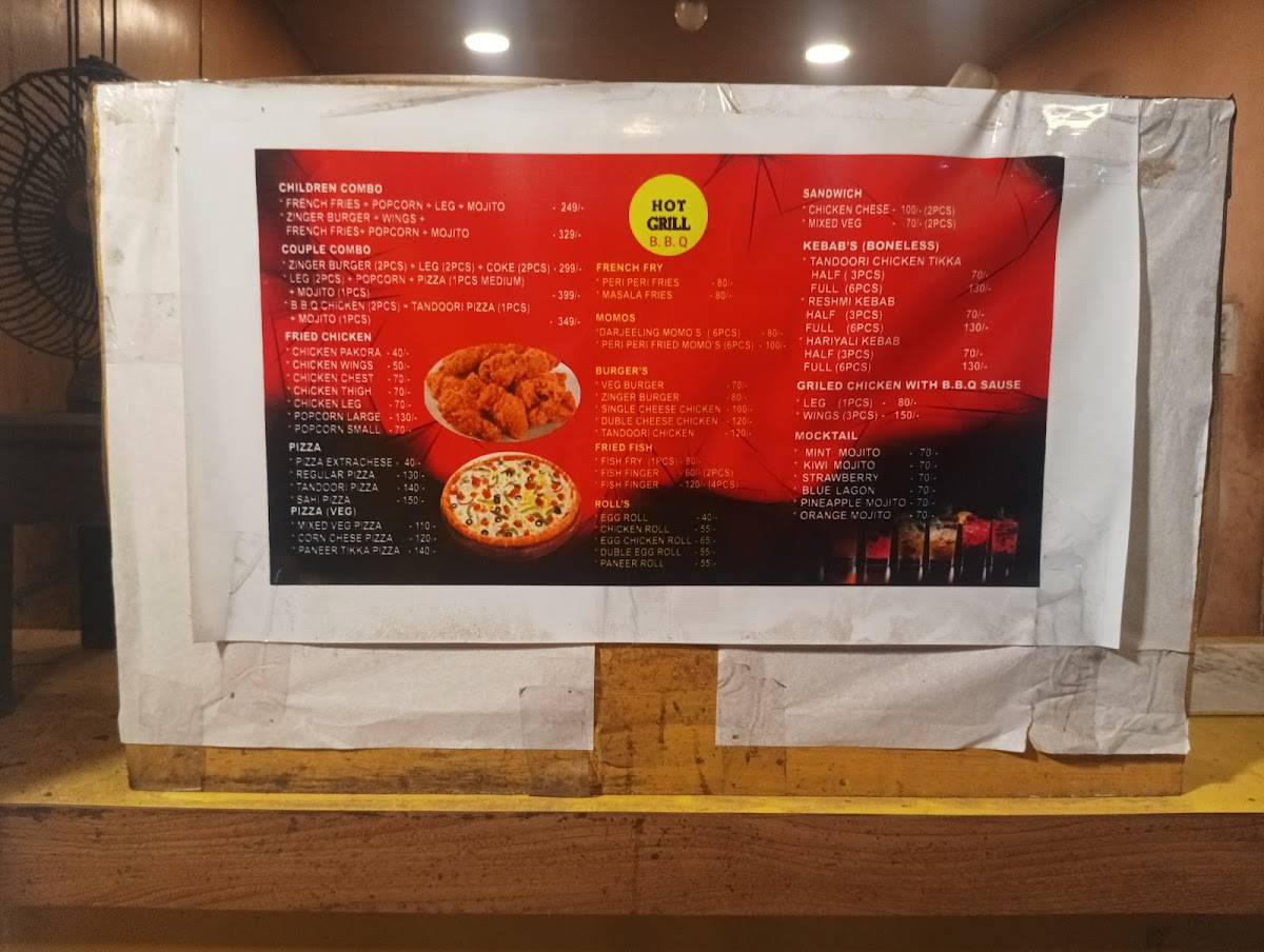 HOT GRILL menu