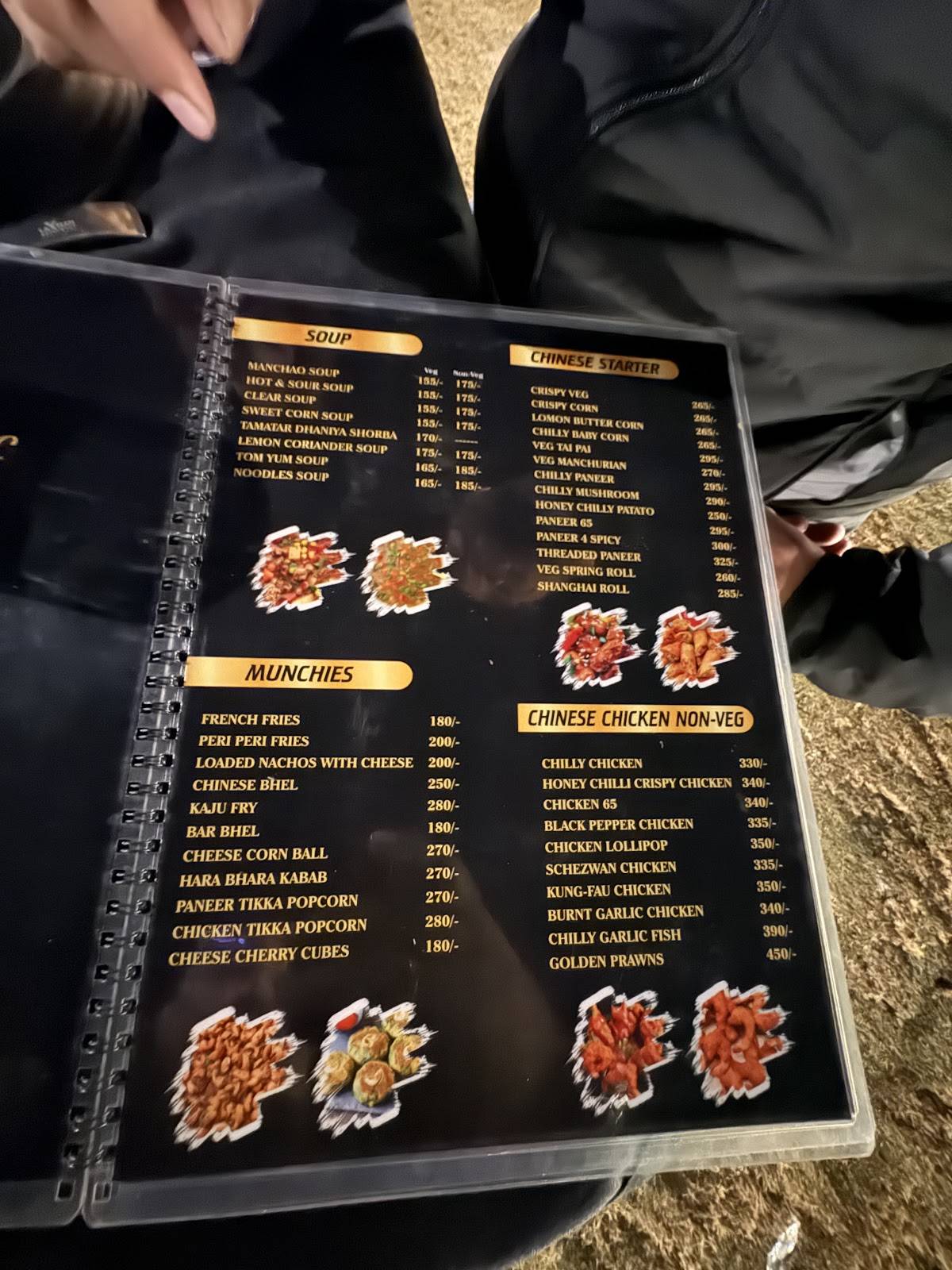 Havana Restro menu