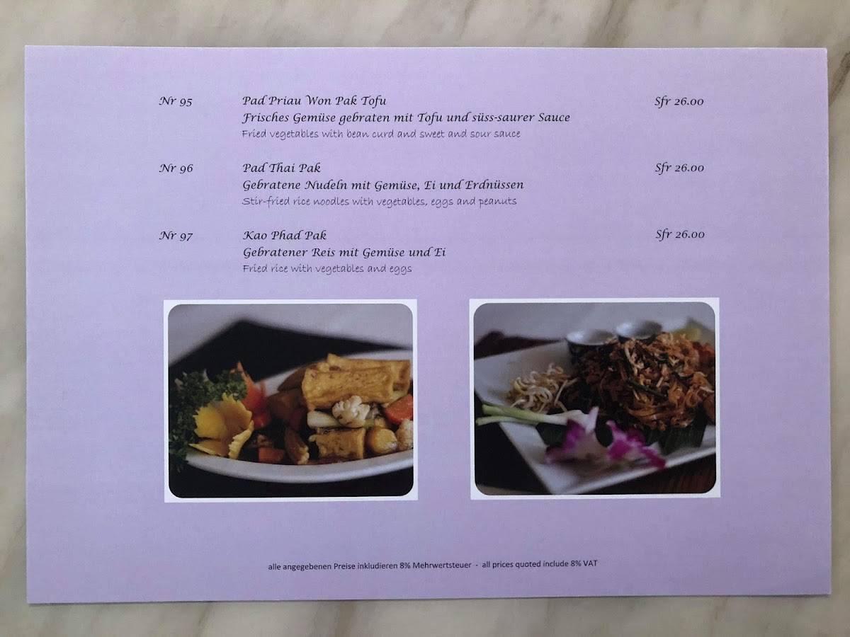 Menu di Thai Ambiente 