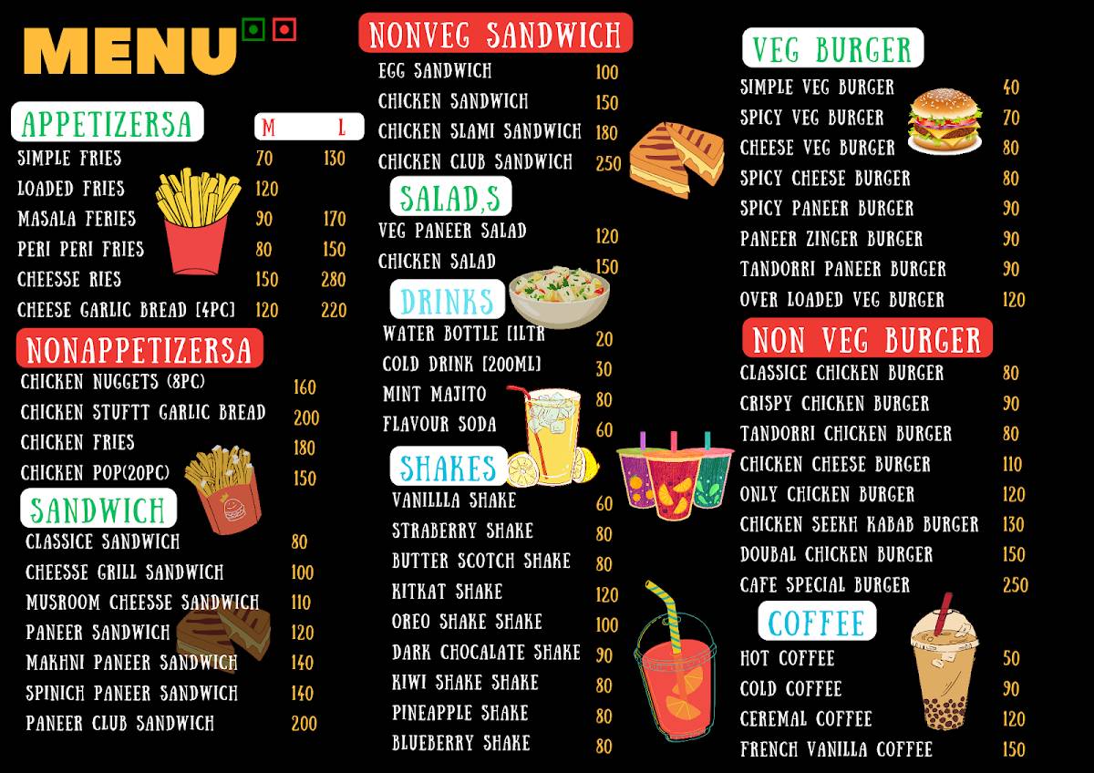 Hifood menu