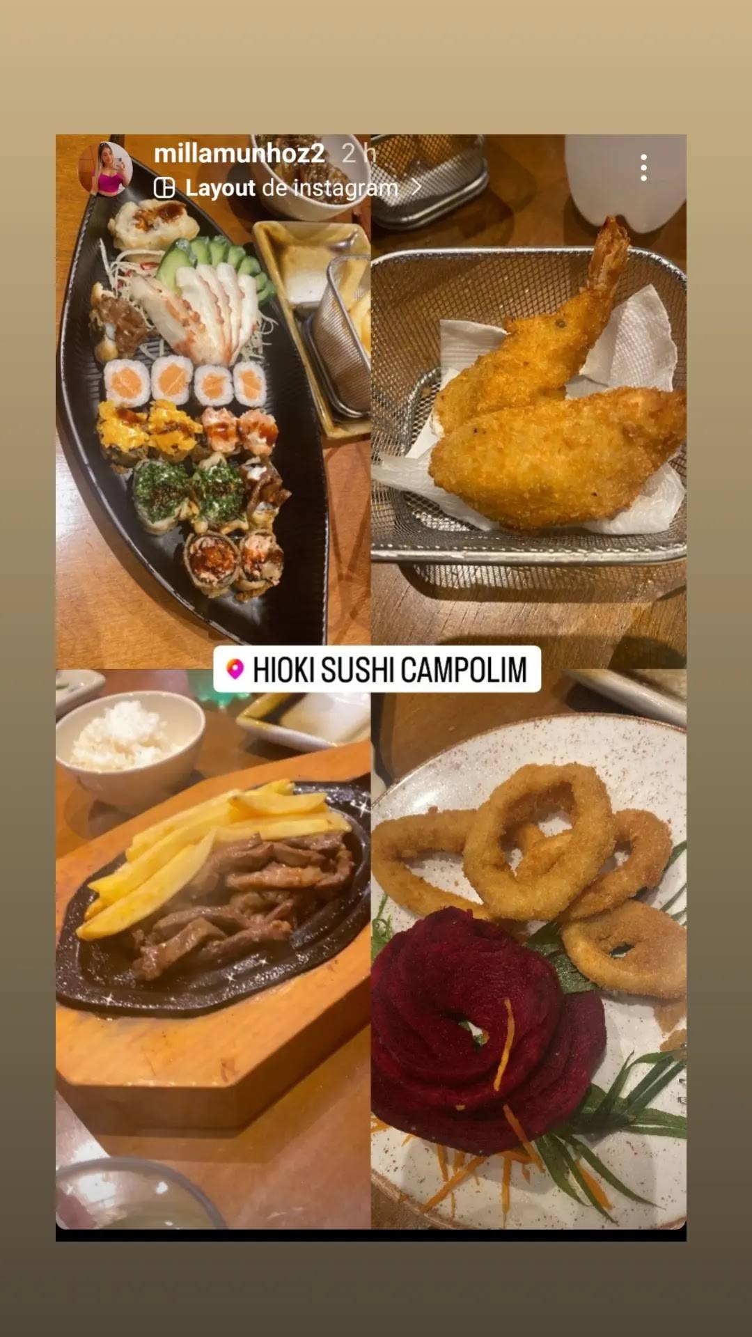 Hioki Sushi Campolim cardápio