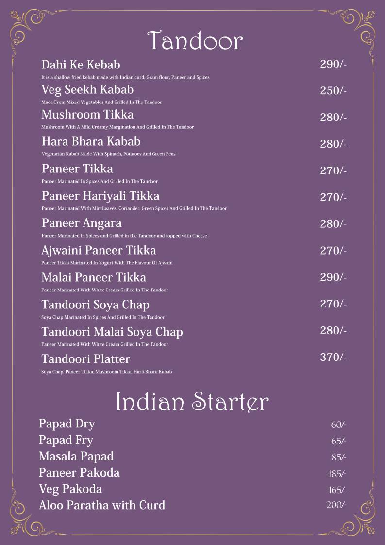 Hislerim Restaurant menu
