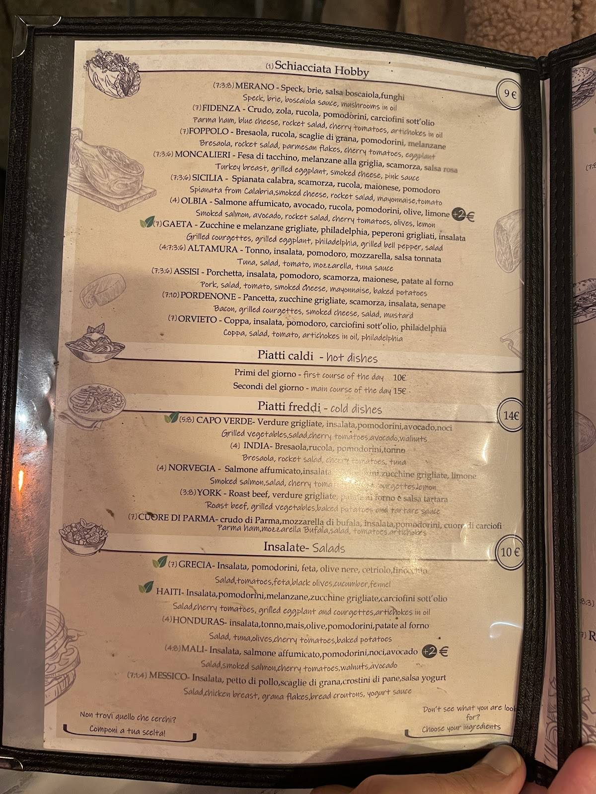 Menu di Hobby Fumo Caffee & Drinks 