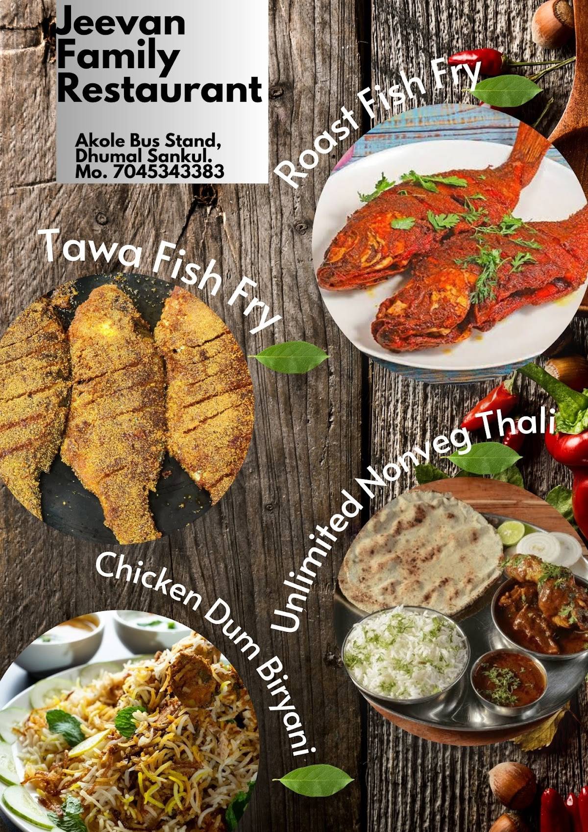 Hotel Jeevan Akole menu