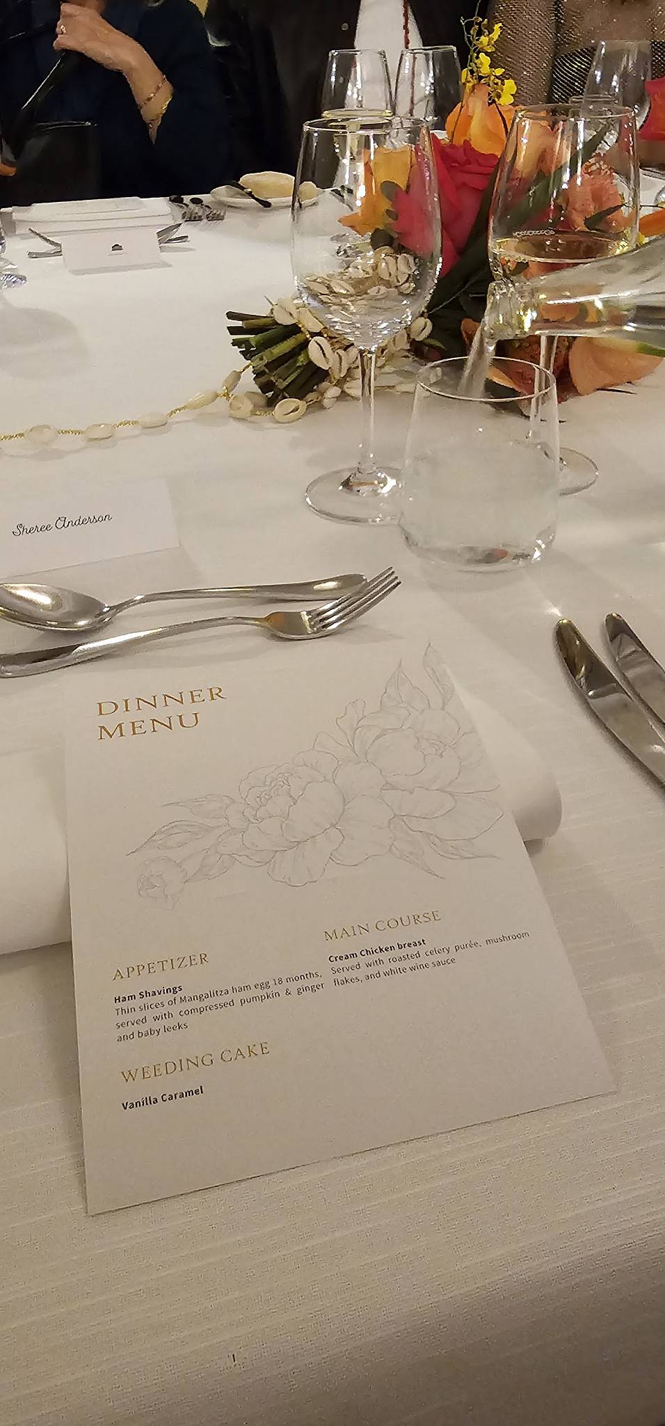 Menu di Hôtel du Parc des Eaux-Vives 