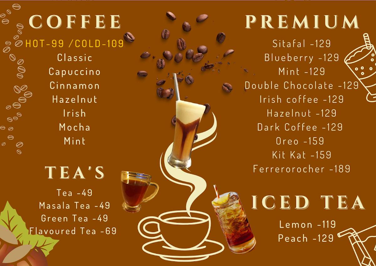 Hug My Mug menu
